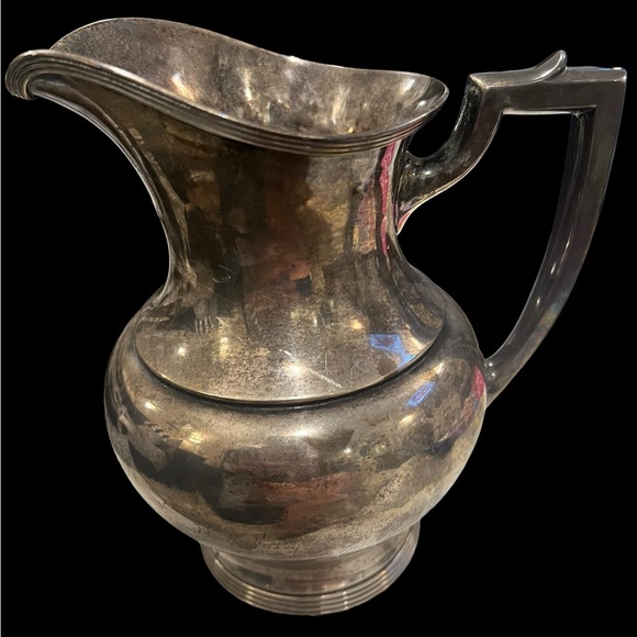 ANTIQUE RARE WALLACE STERLING SILVER 3 PTS 1500 Water Pitcher early 1900s - Picture 2 of 8
